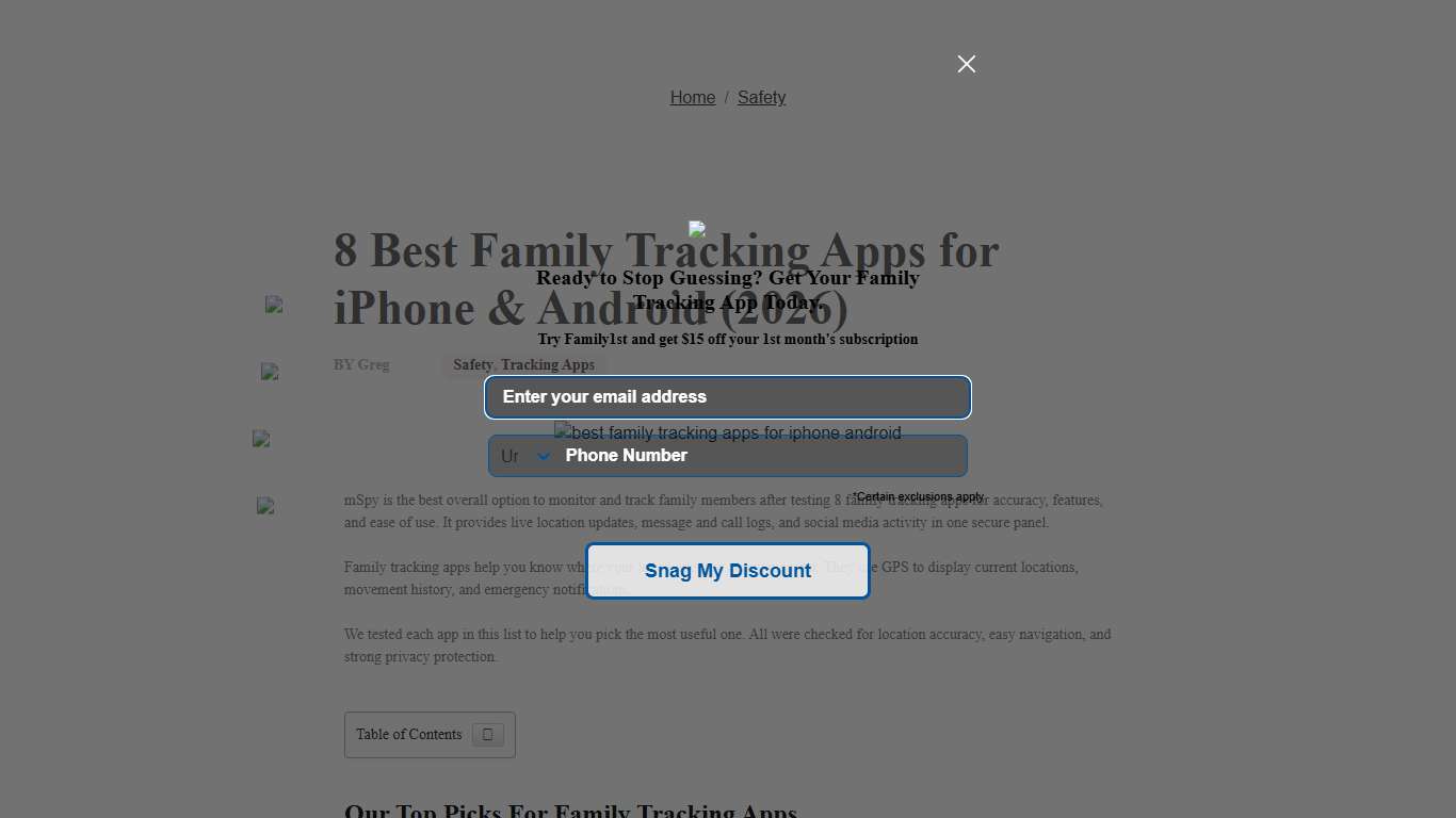 8 Best Family Tracking Apps for iPhone & Android (2026) Family1st